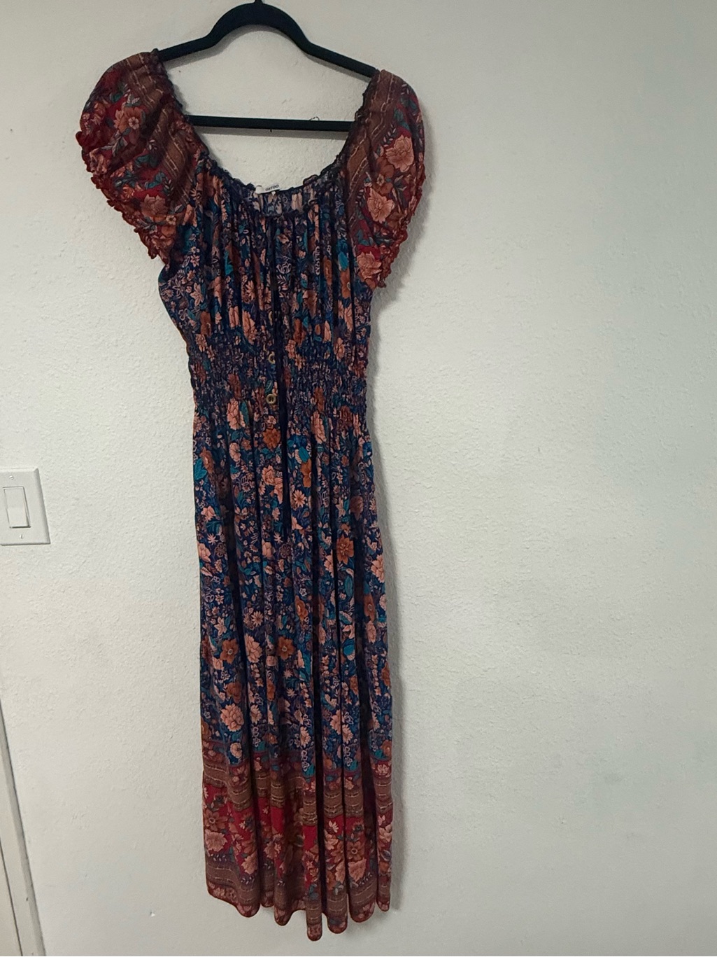 Ostoo Boho Cottage Maxi Dress Bohemian Feel And Comfort